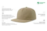 CAPPELLINO IN CANVAS ORGANICO E RICICLATO